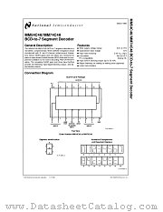 MM54C48J datasheet pdf National Semiconductor