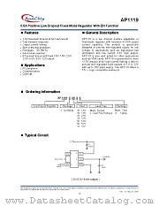 AP1119Y12 datasheet pdf Anachip