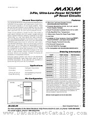 MAX6348UR27-T datasheet pdf MAXIM - Dallas Semiconductor