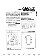 MAX177CNG datasheet pdf MAXIM - Dallas Semiconductor