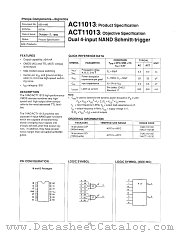 74ACT11013N datasheet pdf Philips