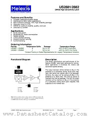 US2881 datasheet pdf Melexis