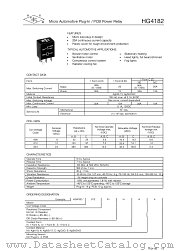 HG4182/012-DA4 datasheet pdf etc