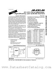 MAX766C/D datasheet pdf MAXIM - Dallas Semiconductor