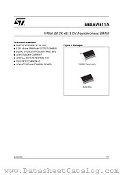 M68AW511AM55MC1T datasheet pdf ST Microelectronics