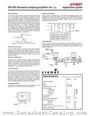 CR-200 datasheet pdf etc