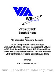 VT82C596 datasheet pdf VIA Technologies
