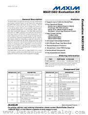 MAX1583EVKIT datasheet pdf MAXIM - Dallas Semiconductor
