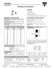 ILBB0603RK300V datasheet pdf Vishay