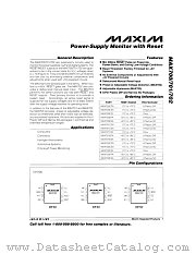 MAX702C/D datasheet pdf MAXIM - Dallas Semiconductor