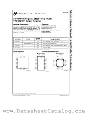 74F410SC datasheet pdf National Semiconductor