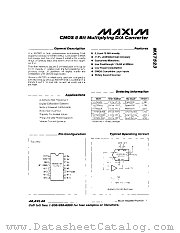 MX7523LCWE datasheet pdf MAXIM - Dallas Semiconductor