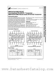 MM74HC242J datasheet pdf National Semiconductor