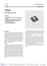 I72110 datasheet pdf etc