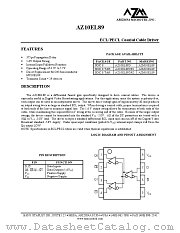 AZ10EL89DR2 datasheet pdf Arizona Microtek