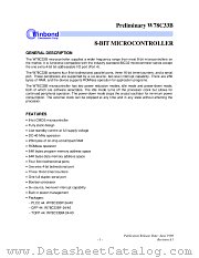W78C33BP-24 datasheet pdf Winbond Electronics