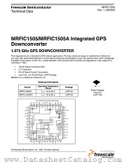 MRFIC1505R2 datasheet pdf Freescale (Motorola)