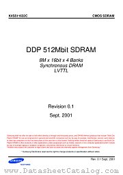 K4S511632C-L75 datasheet pdf Samsung Electronic