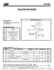 AP700D datasheet pdf Advanced Semiconductor