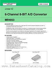 MB4053PF datasheet pdf Fujitsu Microelectronics