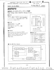 AN7072 datasheet pdf Panasonic