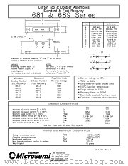 681-6N datasheet pdf Microsemi