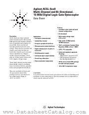 ACSL-6XX0 datasheet pdf Agilent (Hewlett-Packard)