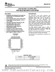 CDCLVP110LQFP datasheet pdf Texas Instruments