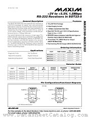 MAX3181EUK-T datasheet pdf MAXIM - Dallas Semiconductor