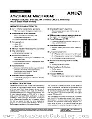 AM29F400AT-90EI datasheet pdf Advanced Micro Devices