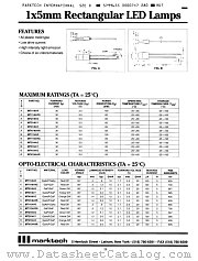 MT1194 datasheet pdf Marktech Optoelectronics