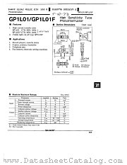GP1L01F datasheet pdf SHARP