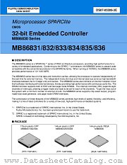 MB86833PMT2 datasheet pdf Fujitsu Microelectronics