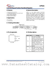 AP033D datasheet pdf Anachip