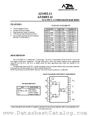 AZ10EL11DR1 datasheet pdf Arizona Microtek