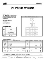 MRF5174 datasheet pdf Advanced Semiconductor