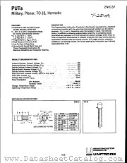 2N6137 datasheet pdf Unitrode