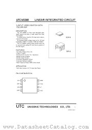 UTCM3366 datasheet pdf Unisonic Technologies