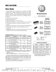 MC14572UBFEL datasheet pdf ON Semiconductor