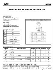 2N5945 datasheet pdf Advanced Semiconductor