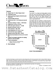 OV5017 datasheet pdf OmniVision Technologies