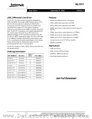 EL1517IS-T13 datasheet pdf Intersil
