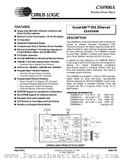 CRD8900A-1 datasheet pdf Cirrus Logic