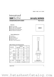 307UA160 datasheet pdf International Rectifier