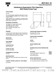 MKP3362X2 datasheet pdf Vishay