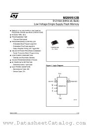 M29W512B55K1T datasheet pdf ST Microelectronics