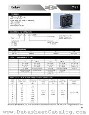 793-P1AS12VDC datasheet pdf SONG CHUAN