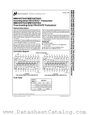 MM74HCT643N datasheet pdf National Semiconductor