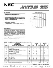 UPC2708T datasheet pdf NEC