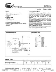 CY7C167A-15VC datasheet pdf Cypress